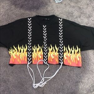 Fire Crop Top